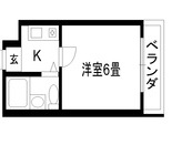 エクセル　１０１　旭区大宮３　１Kのサムネイル