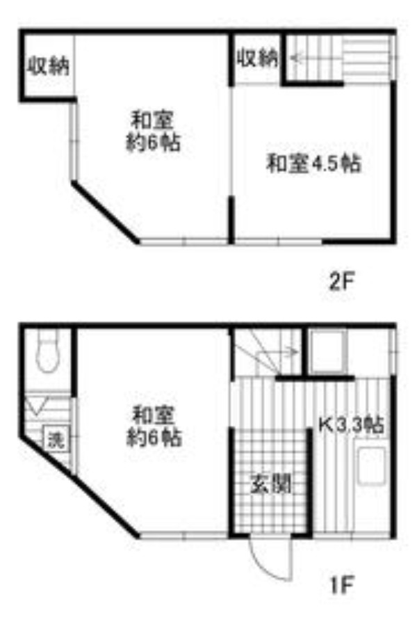 【地下鉄谷町線 駅千林大宮 駅から徒歩 で11分】中宮2丁目｜DIY可の貸家